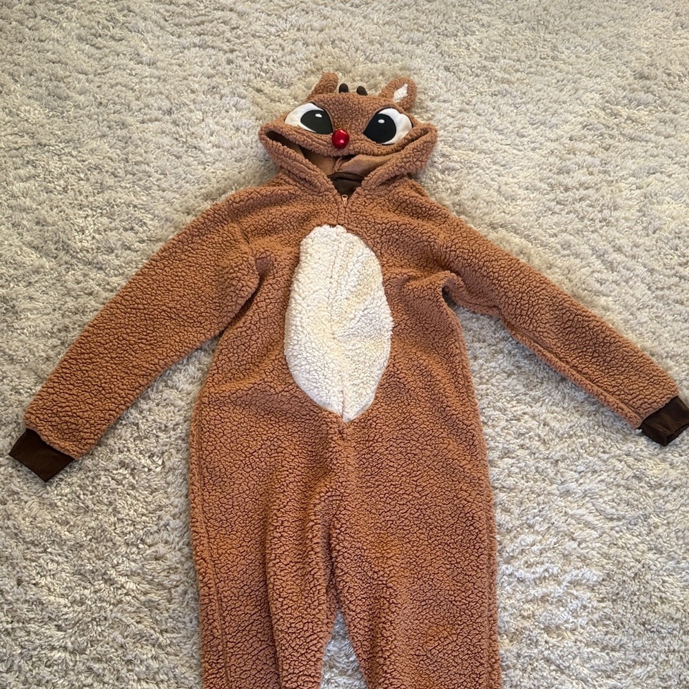 Cozy Brown Reindeer Costume HALLOWEEN COSTUME